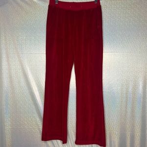 Dulce Devine pants velvet velour pockets on bum y2k lounge sweatpants cute icon